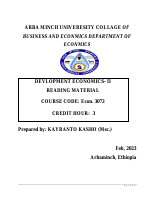 Development Economics II.pdf